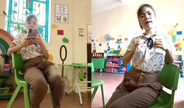 Cô giáo mầm non quay clip thủ dâm trong giờ học 5 - phimsex69.vip